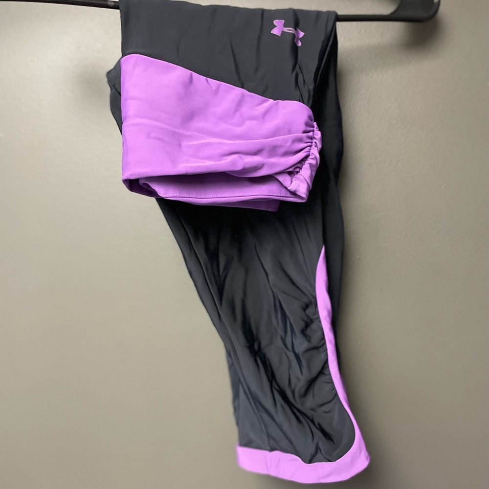 Cropped contrast leggings